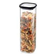 GEFU PANTRY Rectangular Container 2.5 l Black, Transparent 1 pc.
