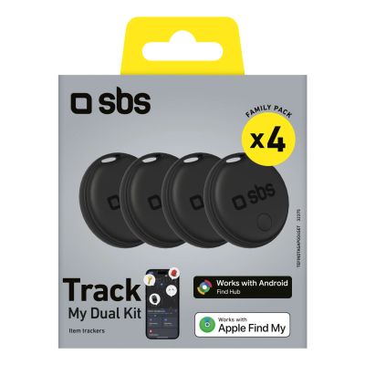 2. SBS universal locator Track My Dual set of 4 - black