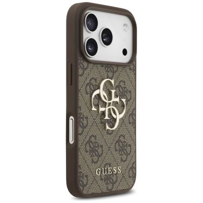 4. Guess 4G Big Logo Case for iPhone 17 Pro - Brown