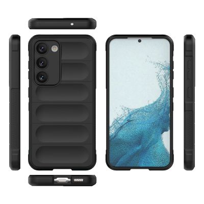 18. Magic Shield Case for Samsung Galaxy S23+ flexible armored cover black