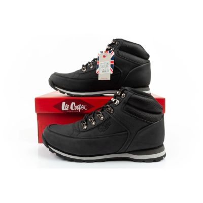 10. Lee Cooper men's winter hiking ankle boots black