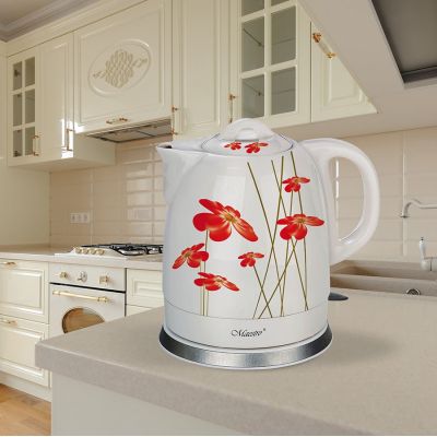 10. Ceramic electric kettle MAESTRO MR-066 red.
