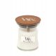 Small candle WHITE TEAK WOODWICK