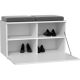 5. OPAL WHITE SHOE CABINET