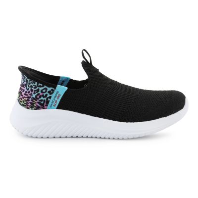 6. Skechers Slip-ins Ultra Flex 3.0 shoes - Colory Wild Jr 303801l-BKMT