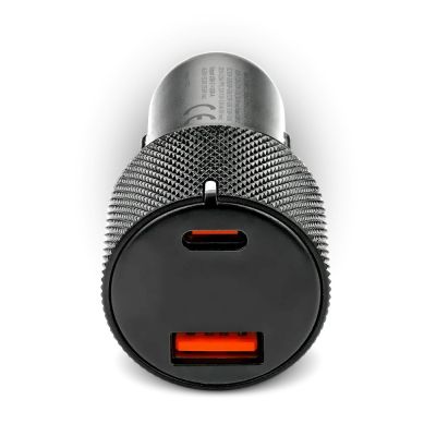 6. EVERACTIVE CAR CHARGER 1X USB QC3.0, 1X USB-C PD 75W BLACK CC-50Q