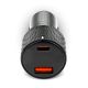 6. EVERACTIVE CAR CHARGER 1X USB QC3.0, 1X USB-C PD 75W BLACK CC-50Q