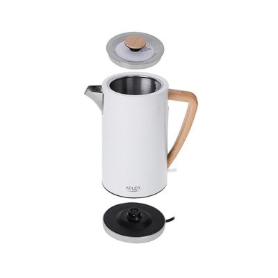 12. Electric kettle ADLER AD 1347w white