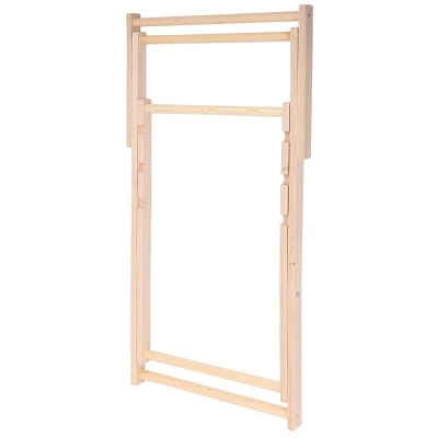 8. CLASSIC GREEN WOODEN DECK CHAIR