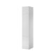 3. PAFOS 1D wardrobe with top unit 45x55.5x45 white matt