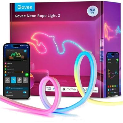 5. Govee H61D3 Neon Lights 2 3m | LED lighting | Matter, HomeKit, Google, Alexa, SmartThings