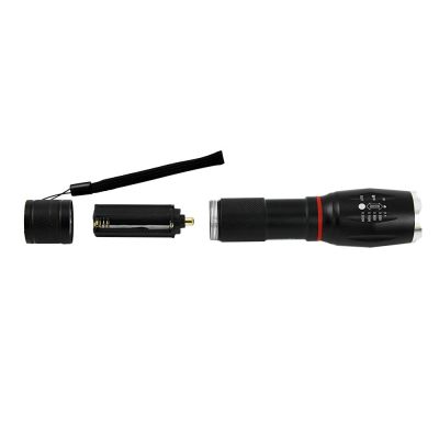 20. ESPERANZA ALUMINUM FLASHLIGHT WITH SIDE LIGHT COB DIONE EOT070
