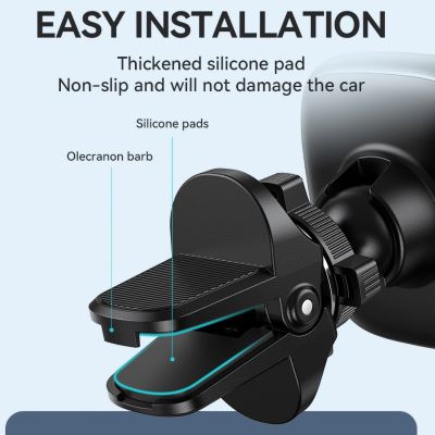 10. Wozinsky WUMTK Magnetic Phone Holder for Car Air Vent - Black