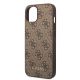 6. Guess GUHCP15MG4GFBR iPhone 15 Plus 6.7" brown/brown hard case 4G Metal Gold Logo