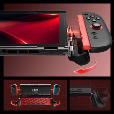 7. Supcase Unicorn Beetle Pro Case for Nintendo Switch 2 - Red and Black