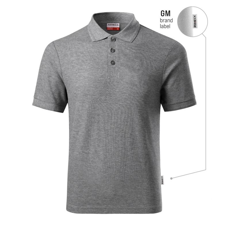 Men's Reserve Polo Shirt (Dark Gray Melange (Brand Label))