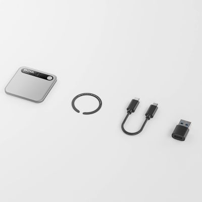 9. BOYA Notra Voice Recorder with AI Transcription - Silver