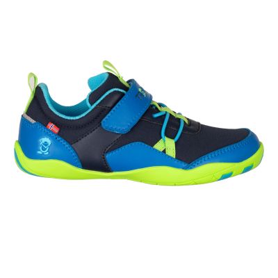 8. Trollkids Skaland Barefoot Hiker Shoes Navy/Medium Blue/Viper Green