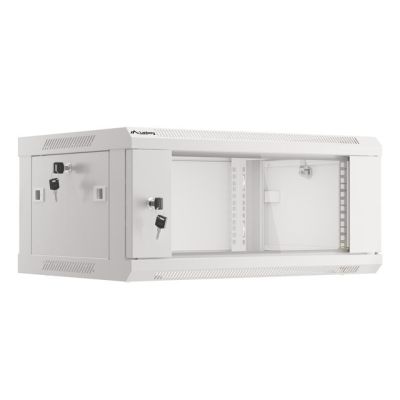 8. Lanberg WF01-6404-10S 4U Rack Wall-mounted Cabinet Gray