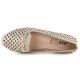 3. Women's openwork gold lords shoes Jezzi 222-5
