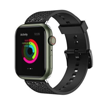 4. Watch Strap Y Watchband Bracelet for Apple Watch 42 / 44 / 45 mm - Black