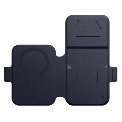 3. AmazingThing Titan Pro Lens Flip Set Case for iPhone 18 Pro Max with Wallet, MagSafe Compatible - Navy Blue