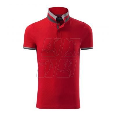 3. Malfini Collar Up M MLI-25671 formula red polo shirt