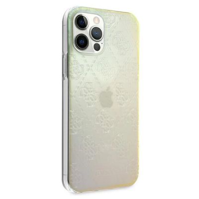 4. Guess GUHCP12M3D4GIRBL iPhone 12/12 Pro 6.1" iridescent/iridescent hardcase 4G 3D Pattern Collection