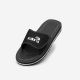4. Kubota men's beach flip-flops with Velcro for swimming pools, black