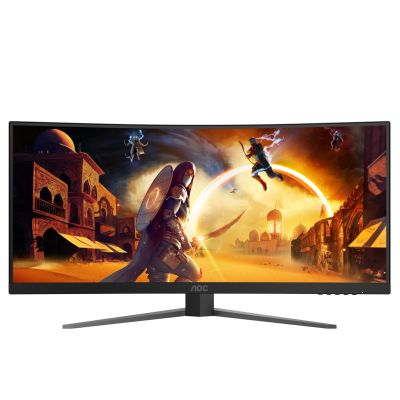 40. AOC CU34G4Z 34-inch monitor, Fast VA, WQHD 21:9, 240 Hz, 1 ms, 3440 x 1440 pixels, 450 cd/m2, HDMI ports: 2, black