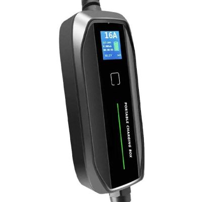 2. Extralink Portable Electric Car Charger BS-PCD030 16A 3.6kW Schuko 1 Phase, 5.5m, LCD Display, IP67