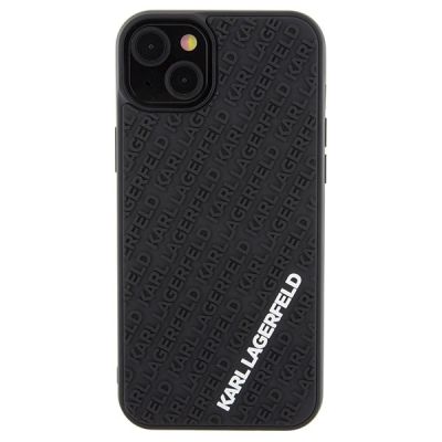 3. Karl Lagerfeld 3D Rubber Multi Logo case for iPhone 15 Plus - black