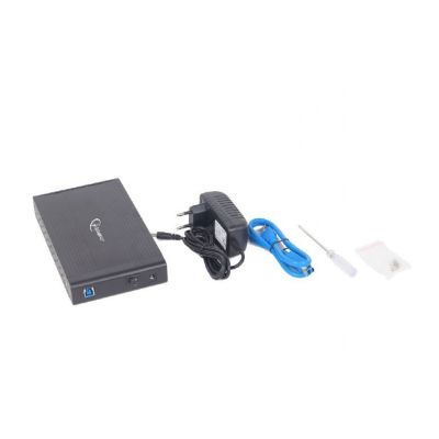 2. GEMBIRD EE3-U3S-3 Enclosure (3.5"; USB 3.0; Aluminum; black)