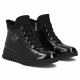 4. Black Patent Leather Women’s Ankle Boots Filippo DBT8075