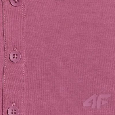 8. Women's polo shirt 4F F554 burgundy 4FWAW25TPTSF554 60S