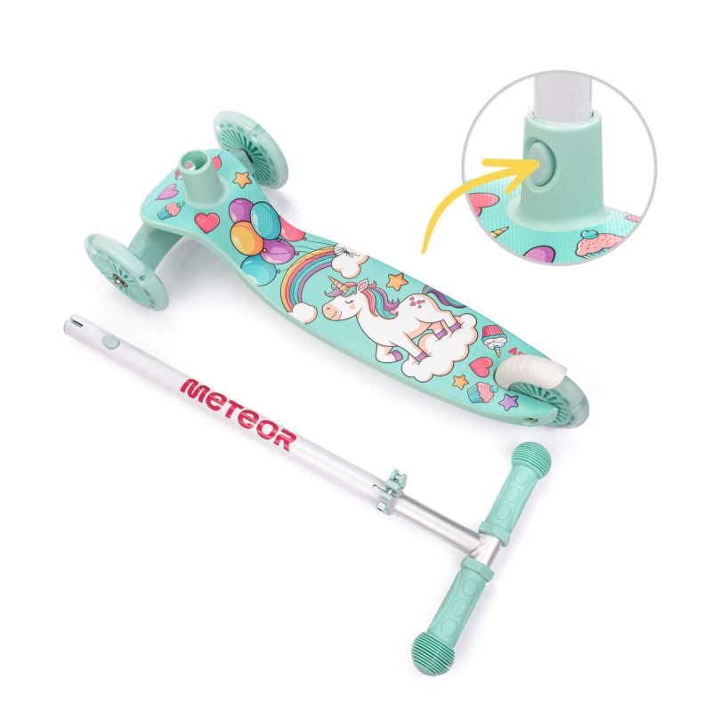 13. Meteor Funny 17749 three-wheeled scooter