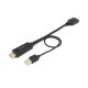2. Equip 119039 Cable Adapter 0.15m HDMI Type A (Standard) DisplayPort Black