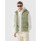 Men's down vest with natural filling 4F 4FWAW24TVJAM148-43S