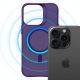 13. 3mk Smoke MagCase for iPhone 16 Pro Max - Purple-Translucent