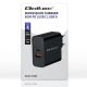 8. QOLTEC SUPER QUICK PD CHARGER | 1XUSB-C | 1XUSB | 65W | 5-20V | 1.5-3.25A | BLACK