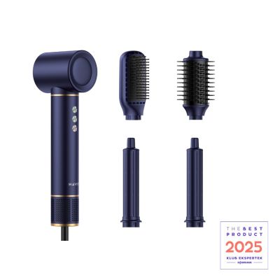 43. Hot Air Curling Styler Havit HD634 (4 attachments)