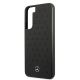 6. Mercedes Leather Stars Pattern Case for Samsung Galaxy S22+ - Black