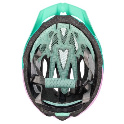 42. Meteor Marven pink/mint bicycle helmet