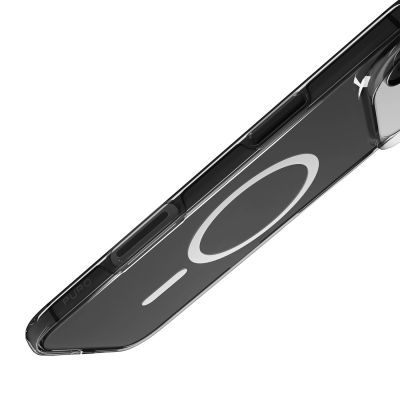 5. Puro Impact Clear D3O TPU+PC MagSafe Compatible Case for iPhone 17 Air - Transparent