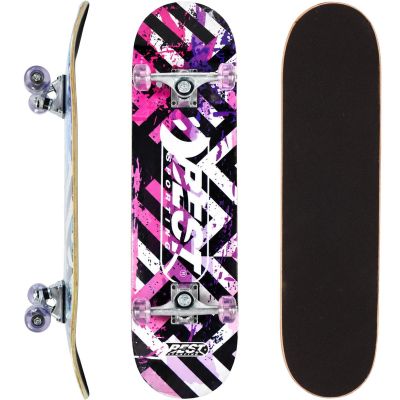 18. WOODEN SKATEBOARD STREET PINK BEST SPORTING