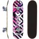 18. WOODEN SKATEBOARD STREET PINK BEST SPORTING