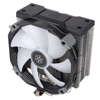 12. Silverstone SST-ARV140-ARGB Computer Cooling System Processor Air Cooler 14cm Black, Gray 1 pc.