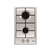 Simfer | Hob | H3.200.VGRIM | Gas | Number of burners/cooking zones 2 | Rotary knobs | Stainless steel