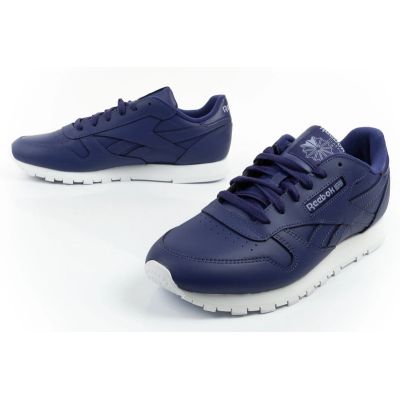 8. Reebok women's sports shoes sneakers Classic purple leather fashionable