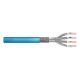 DIGITUS installation cable cat.6A, S/FTP, Eca, AWG23/1, LSOH, 50m, blue, foil wrapped